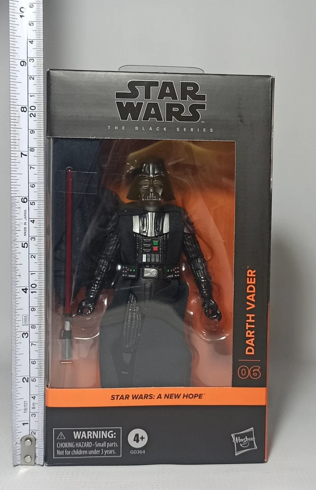 FIGURA DE ACCIÓN STAR WARS A NEW HOPE BLACK SERIE 06 DARTH VADER 6" MAL ESTADO Foto 2 de 4