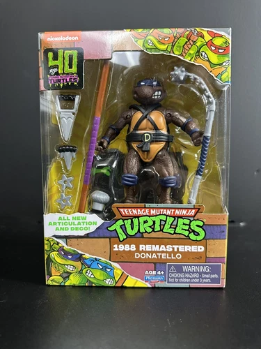 1988 Teenage Mutant Ninja Turtles Remastered TMNT Donatello NEW 2024 Figure