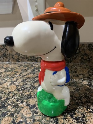 Vintage Snoopy Scout Peanuts Figure Bubble Bath Soakie Bottle 957 Ebay