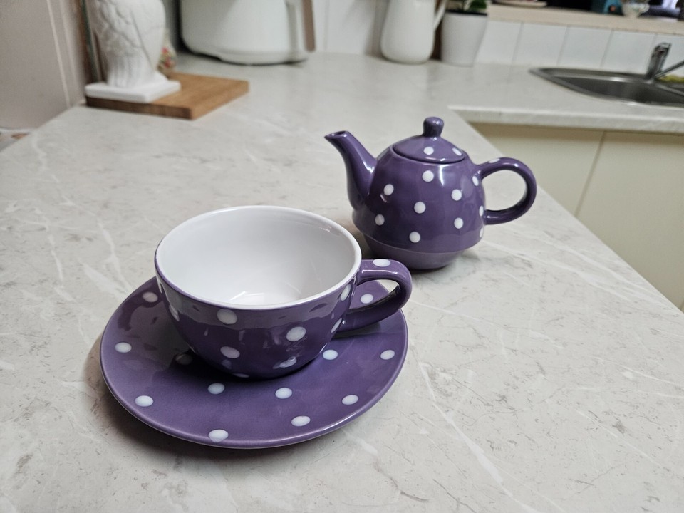 Maxwell & Williams Sprinkle Purple Tea for One Teapot Never used eBay
