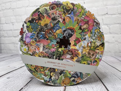 Journey of Something 1000 Piece Round Jigsaw Puzzle By Maximillian Malone VGC!