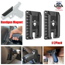 Magnetic Handgun Mount Holder Firearm Gun Concealed for Car Truck Desk Cabinet