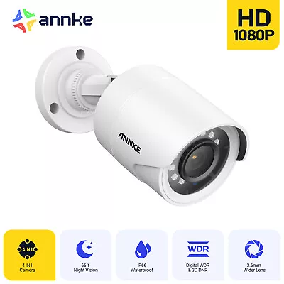 ANNKE 1080P HD 4in1 CCTV Home Security Surveillance Camera Outdoor Night Vision
