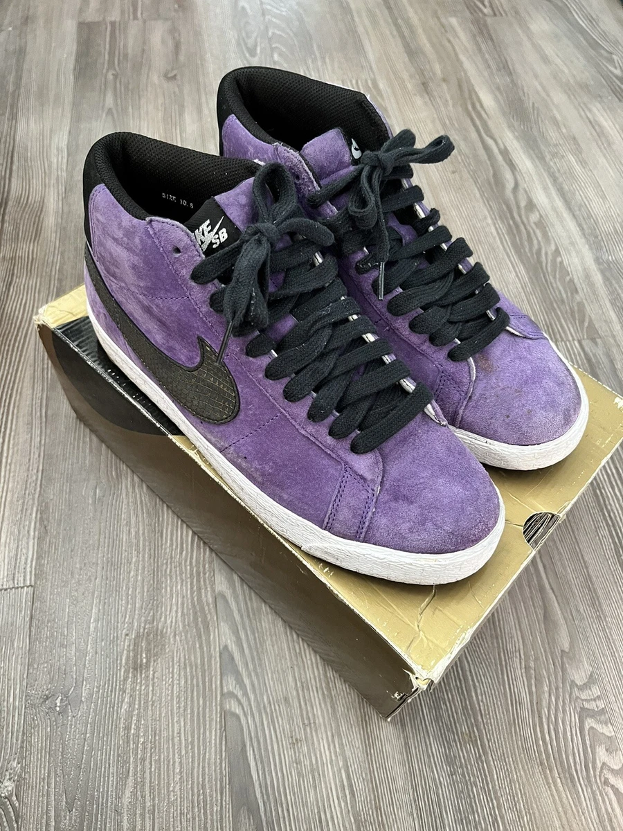 Size 10.5 Nike SB Blazer Premium Varsity Purple 2008 eBay