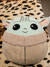 Squishmallows Star Wars Baby Yoda The Child 10” Plush Grogu Mandalorian Official