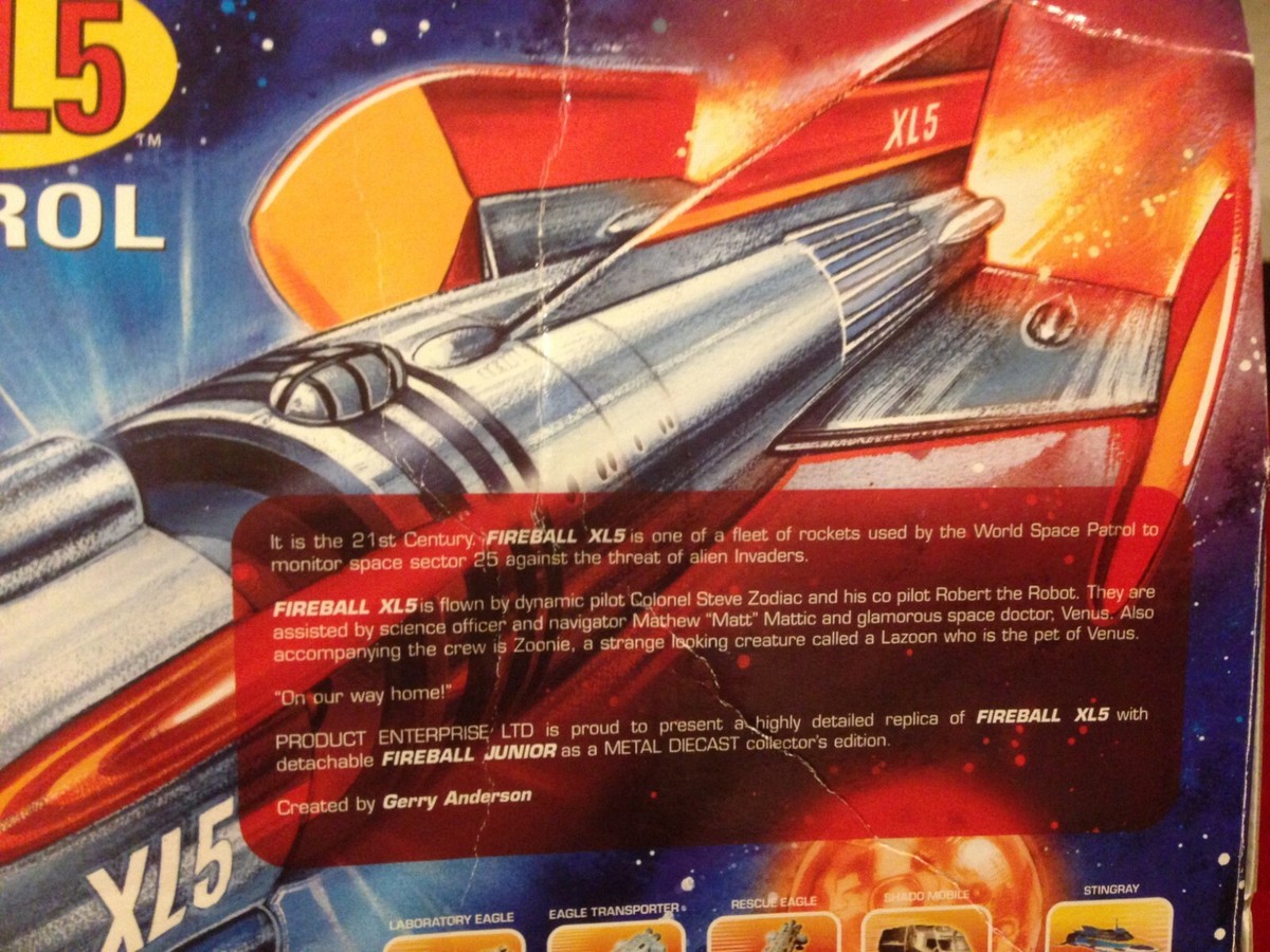 FIREBALL XL5 WORLD SPACE PATROL DIECAST SHIP / BRAND NEW RARE | eBay