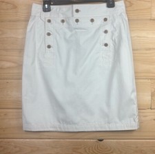 Lauren Ralph Lauren Nautical Sailor Skirt Button Front Double Breasted Vintage 6