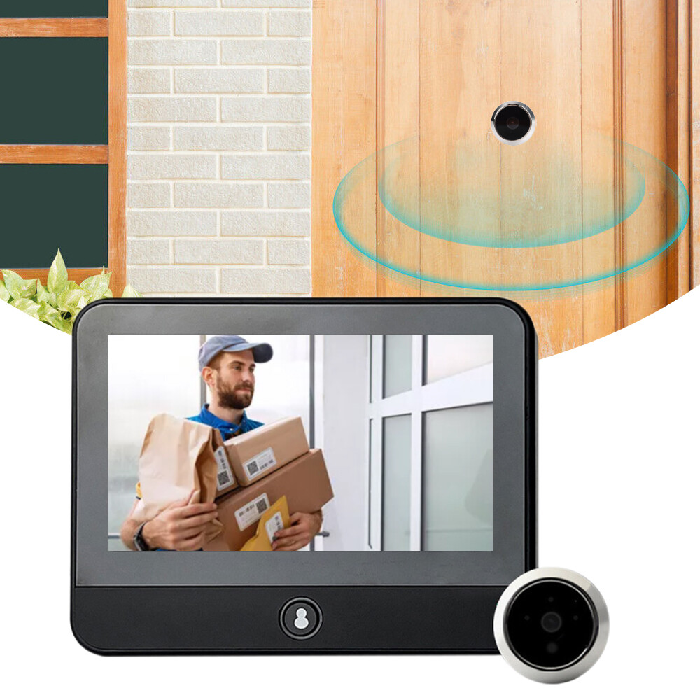 Mini Doorbell Viewer Peepholes Door Camera IR Night Vision with