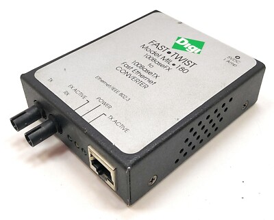 Digi Fast Twist MIL 180 Fast Ethernet Converter 1732