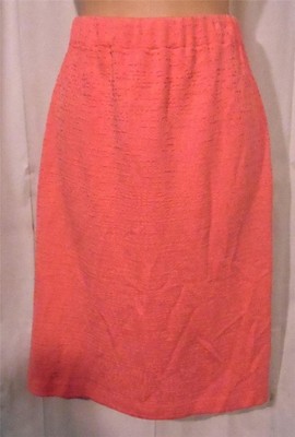 Price Comparisons ST JOHN PEACH TEXTURED SANTANA KNIT ELASTIC WAIST KNEE LENGTH SKIRT SIZE 4