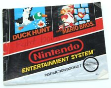 NES Super Mario Bros / Duck Hunt Nintendo Booklet Manual Only - No Game
