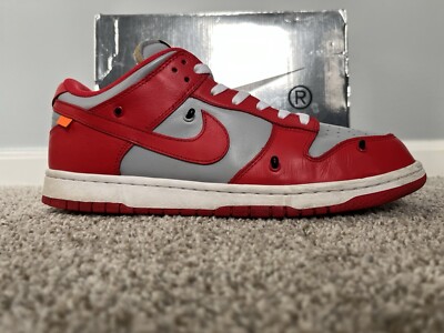 Size 11.5 - Nike Dunk Low x OFF-WHITE University Red 2019