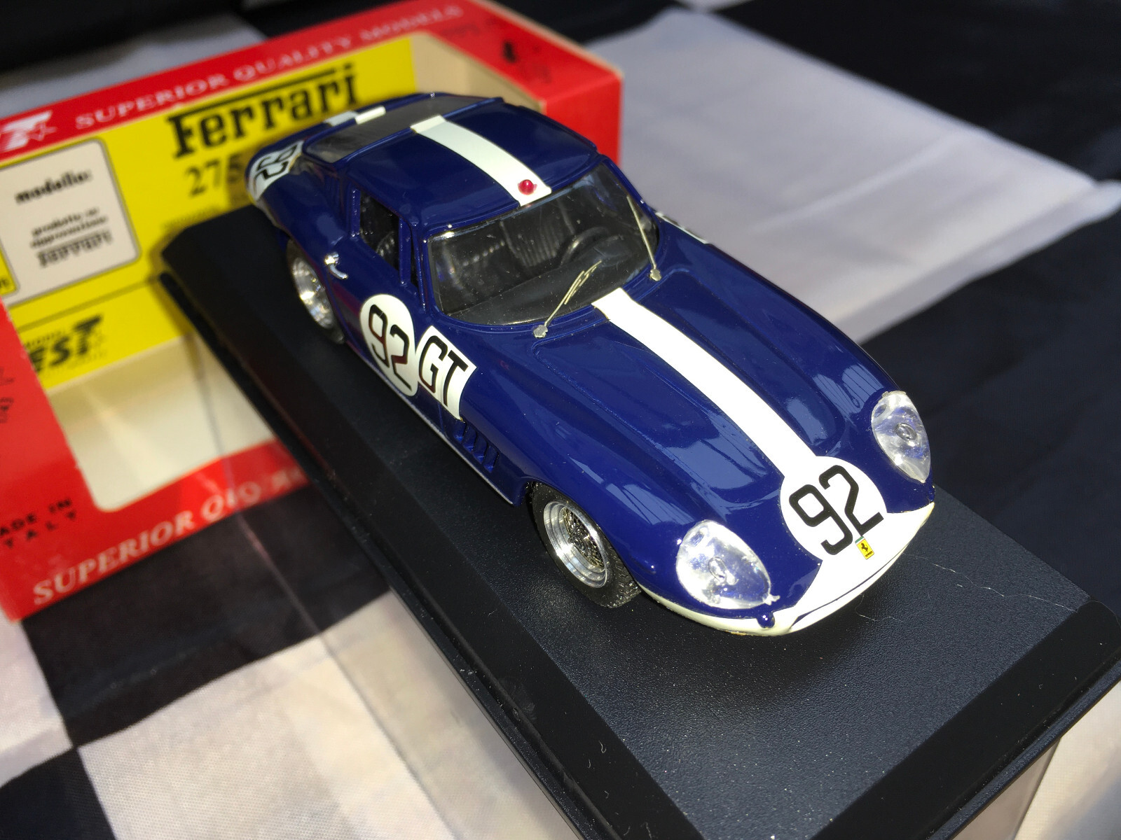 1:43 Best Models 9133 Vestey/Gaspar Ferrari 275 GTB/4 #92 Nurburgring 1967