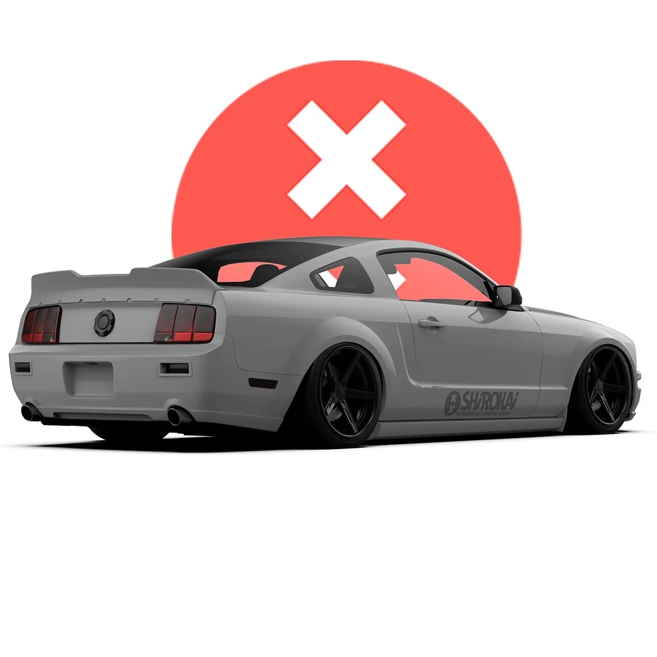 SHIROKAI Ford Mustang S197 (2005-2009) duckbill spoiler - Image 4 of 4