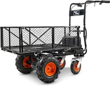 SuperHandy Electric Utility Service Cart Power Wagon Wheelbarrow