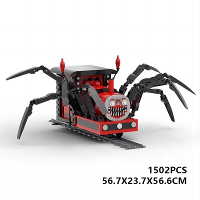 MOC Horror Games Choo-Choo Charle Building Blocks Spider Train Serie