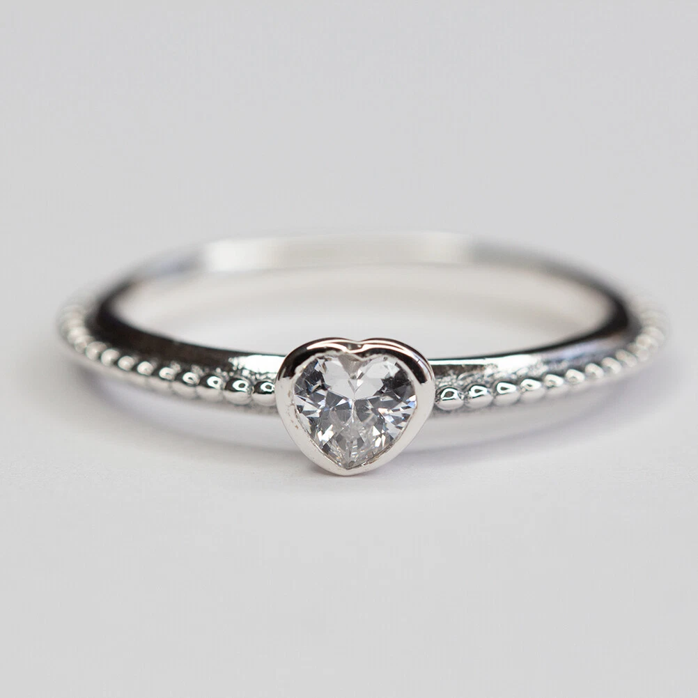 Pandora clear one love on sale ring