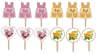 Abuela Grandmothers Day Celebration Party Cupcake Toppers