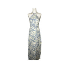 Reformation Elmer Linen Dress Porcelain
