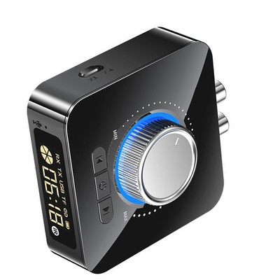 Rechargeable Bluetooth 5.0 Receiver Transmitter 3.5mm AUX to RCA Audio Adapter