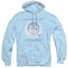 SUPERMAN GOOD LOOKS Licensed Adult Hooded Sweatshirt Hoodie SM-3XL