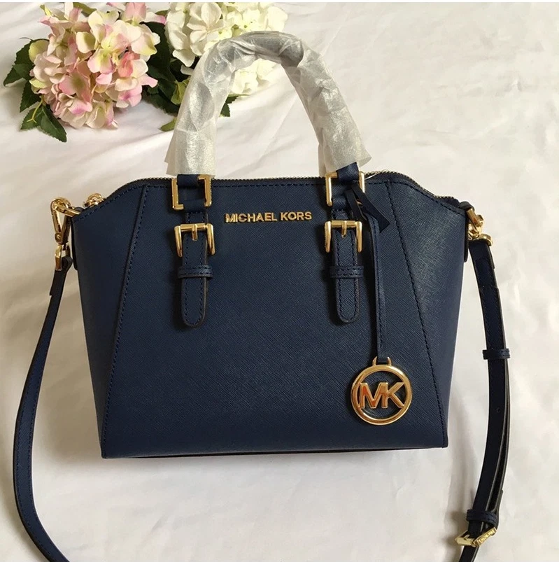 Michael Kors Ciara Small Saffiano Leather Satchel - Macy's