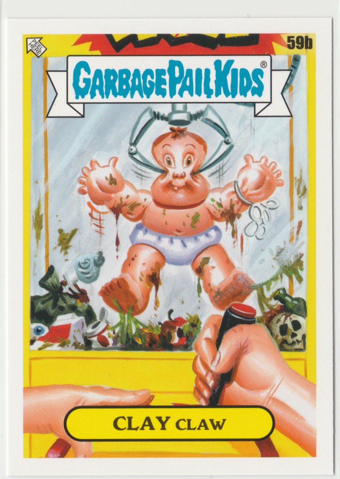 Clay Claw #59b Garbage Pail Kids GPK 2024 Kids At Play KAP Trading Card