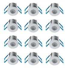 12x 3W Mini LED Spots IP65 inkl extern dimmbarer Trafo (Set ohne Dimmer & Kabel)