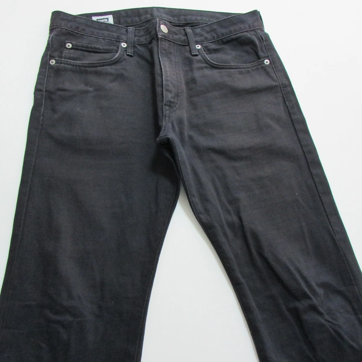 Edwin 1406 Jeans Mens Size W30 L32 Slim Fit Black Denim Japan