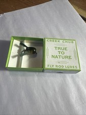 Tough Creek Chub F-1301 Flyrod Trout Dingbat Lure Perch Scale c 1938 New In Box