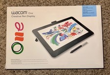 Wacom Wacom One Digital Drawing Tablet w/ Screen, 13.3" Graphics Display for Art