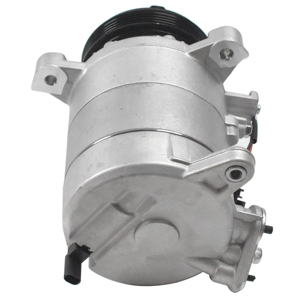 A/C Compressor w/ 4-Groove fit GMC Yukon Cadillac Escalade ESV Chevy Suburban Foto 2 de 4