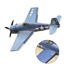 DIY 1:32 Grumman F6F-3 Hellcat Fighter Paper Model Aviation Model Kit