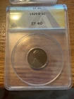 1925-d Lincoln cent  , extra fine EF-40, scarce