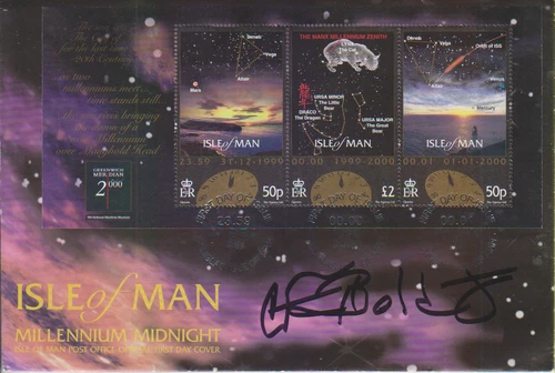 CHARLES BOLDEN FORMER ASTRONAUT  SIGNED ISLE OF MAN FDC