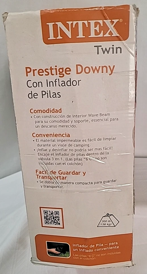 Intex Prestige Downy Airbed Kit with Hand Held Battery Pump, Twin 66967E - Image 4 of 4