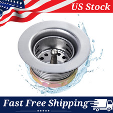 Complete 2" Small Sink Drain Kit - 304 Stainless Strainer for Bar / RV