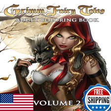 Zenescope Grimm Fairy Tales Adult Coloring Book Volume 2