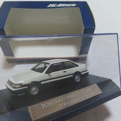 Hi-Story Toyota Corolla Levin GT-APEX 1983 White 1/43 HS005