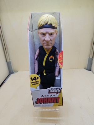 Shelf Talkers - Cobra Kai - JOHNNY LAWRENCE 12'' Talking Doll Pull String