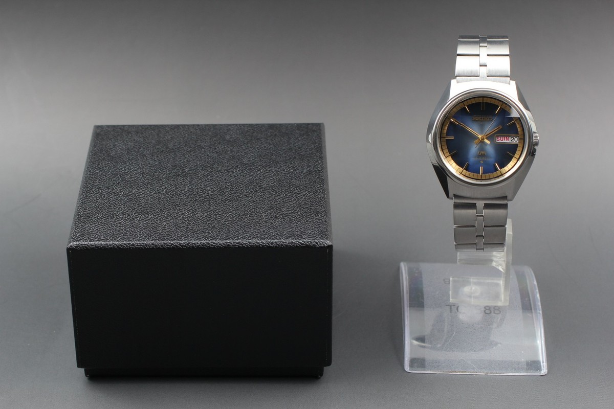 Vtg 1973 Seiko Lord Matic 5606-7270 Day-Date 23J Automatic Mens