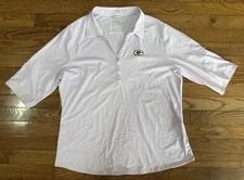 Cutter & Buck Green Bay Packers NFL Football DryTec Cotton+ Shirt Women's XL