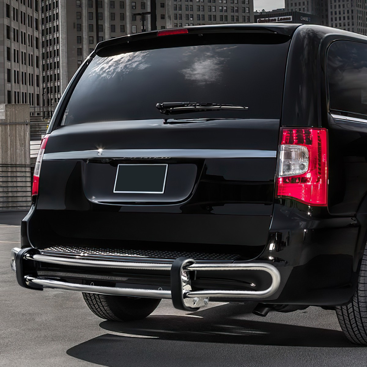 Rear Bumper Trim For 2008-2010 Dodge Grand Caravan & Chrysler Town & Country - Driver Side Chrome
