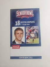 2013 Bills Dustin Hopkins Senior Bowl Rookie Card. rookie card picture