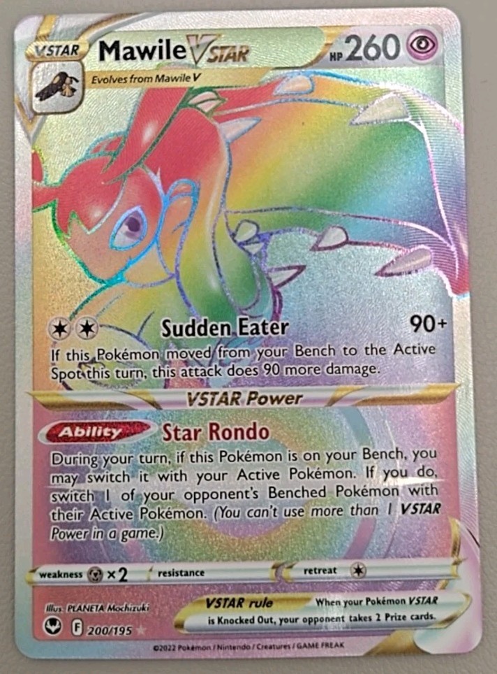 Mawile VSTAR 200/195 Silver Tempest Secret Rare Pokemon TCG - NM