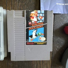 Retro VTG Nintendo Game Lot NES SNES Zappers Marble Madness Super Mario Bros RF