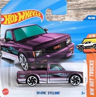 '91 Gmc Syclone - Hot Wheels 2025 - Hot Trucks - Neu Ovp