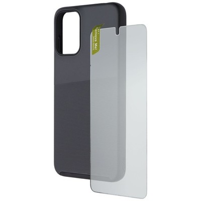 AXS PROTech Plus Pack Hülle Und Displayschutz Für Moto G Play (2024) - Schwarz