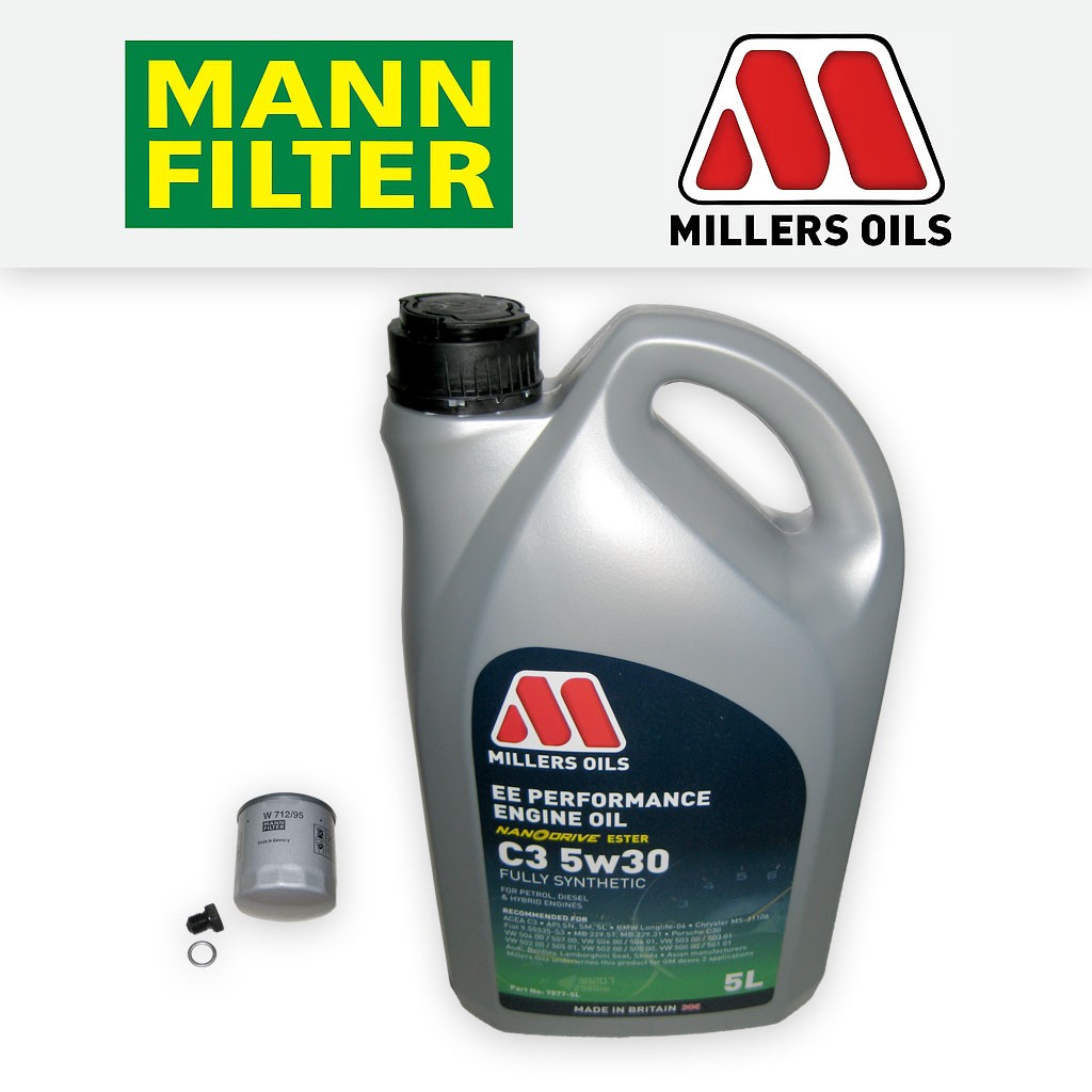 SERVICE KIT for AUDI Q2 (GA) 1.4 TFSI OIL FILTER +5w30 EE OIL (2016-2020)