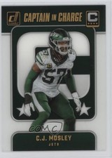 2024 Panini Clearly Donruss Captain In Charge Gold /10 CJ Mosley #9 11ao